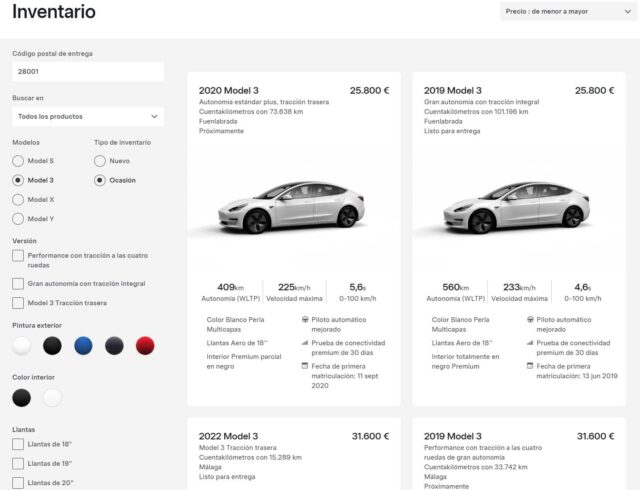 Acheter une Tesla d'occasion : une bonne idée ? Coûts