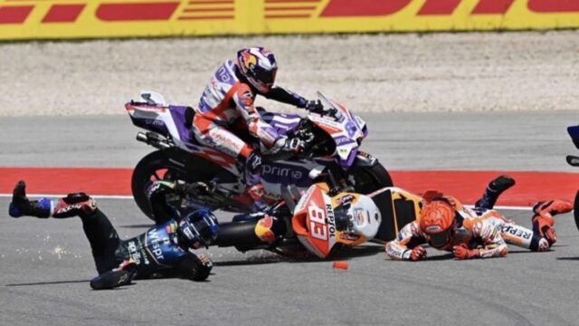 Classement des chutes des pilotes MotoGP 2024