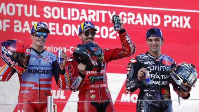 MotoGP 2025, les pilotes Bagnaia-Marquez, des duels