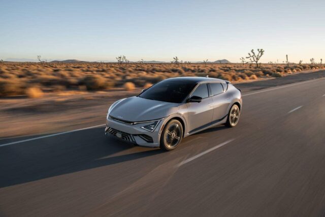 Nouvelles images du restylage du KIA EV6 révélées avec des