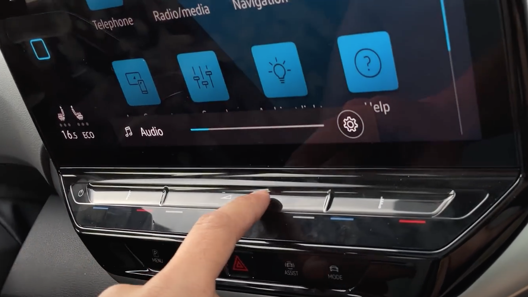 Système d'infodivertissement du Volkswagen ID.4