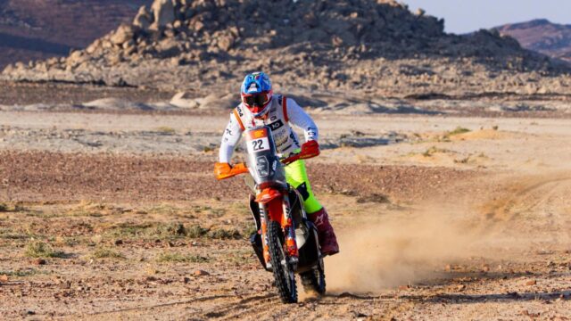 Dakar 2025 moto, étape 10 : victoire pour Docherty, Sanders