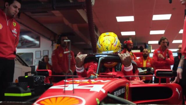 Hamilton chez Ferrari : "Quelle émotion"