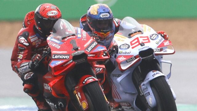 Pecco Bagnaia et Marc Marquez, leurs voitures. De Audi à