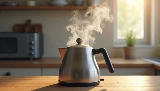 1740468842-bouilloire-fumante-branche-fond-flou-cuisine.jpg Pourquoi le voyant « calc » reste allumé : causes et solutions simples