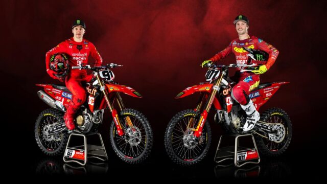 Ducati Desmo 450 de Motocross pour le Championnat du Monde