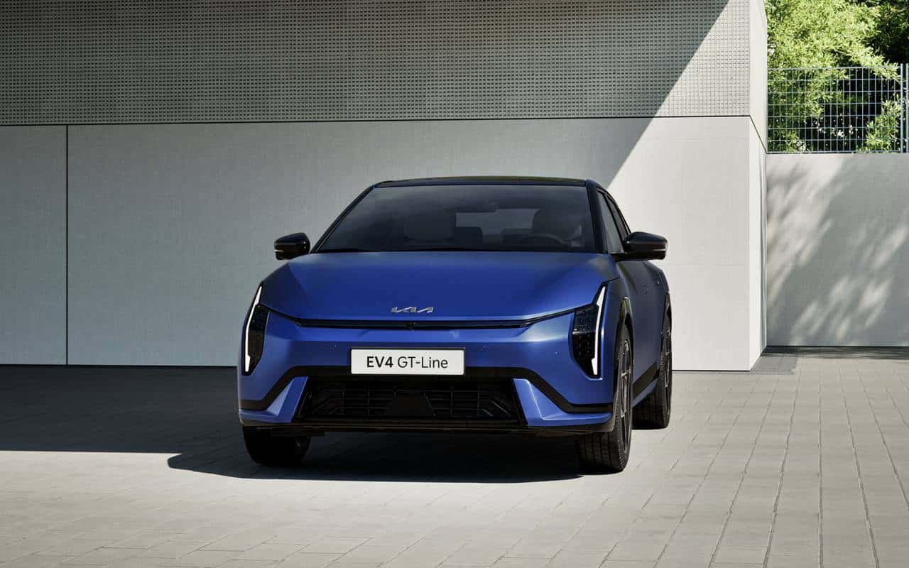 kia ev4 bleu