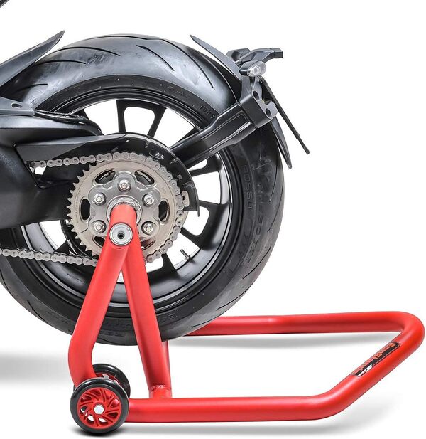 Béquille d'atelier pour Ducati Diavel 1260 / S 19-20 Single One-Pom Rouge